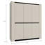 Taylianna 3 Door Manufactured Wood Wardrobe