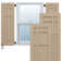EnduraCore Composite San Juan Capistrano Mission Style Shutters