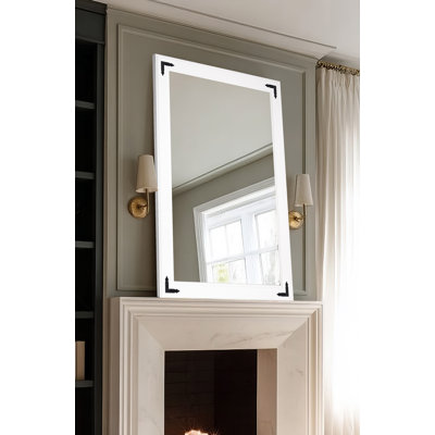 Rayne Heritage Hardwood Poplar Mirror With Decorative Corner Brackets