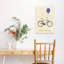 Anatomie d'une bicyclette, paysage contemporain abstrait, art mural-129549120