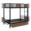 Lit superposé simple au-dessus de simple TG avec tiroirs Adiel Kids-888070742