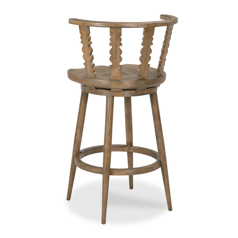 Tabouret de comptoir pivotant Fable, Ancien, Hauteur de l'assise: 24 po