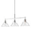 Luminaire suspendu linéaire à 3 lumières pour îlot de cuisine Weatherford-970020807-957329896
