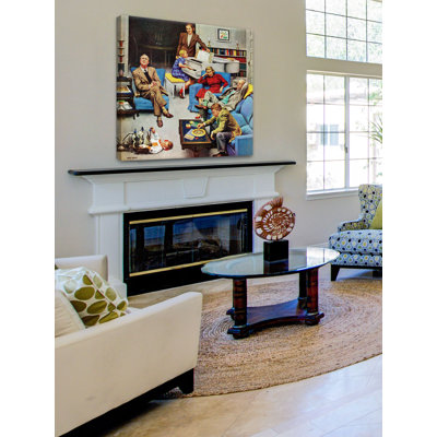 Home Recital by John Falter - Wrapped Canvas Painting
