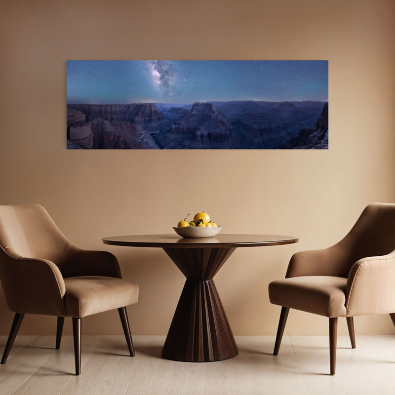 Grand Canyon, nuit cosmique paisible, paysage serein tranquille, art mural, H 48 po x l 16 po