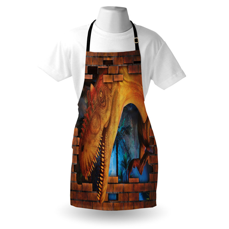 No Pattern Bib Apron