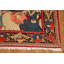 Pre-1900 Antique Wool Pictorial   Rug 4x7