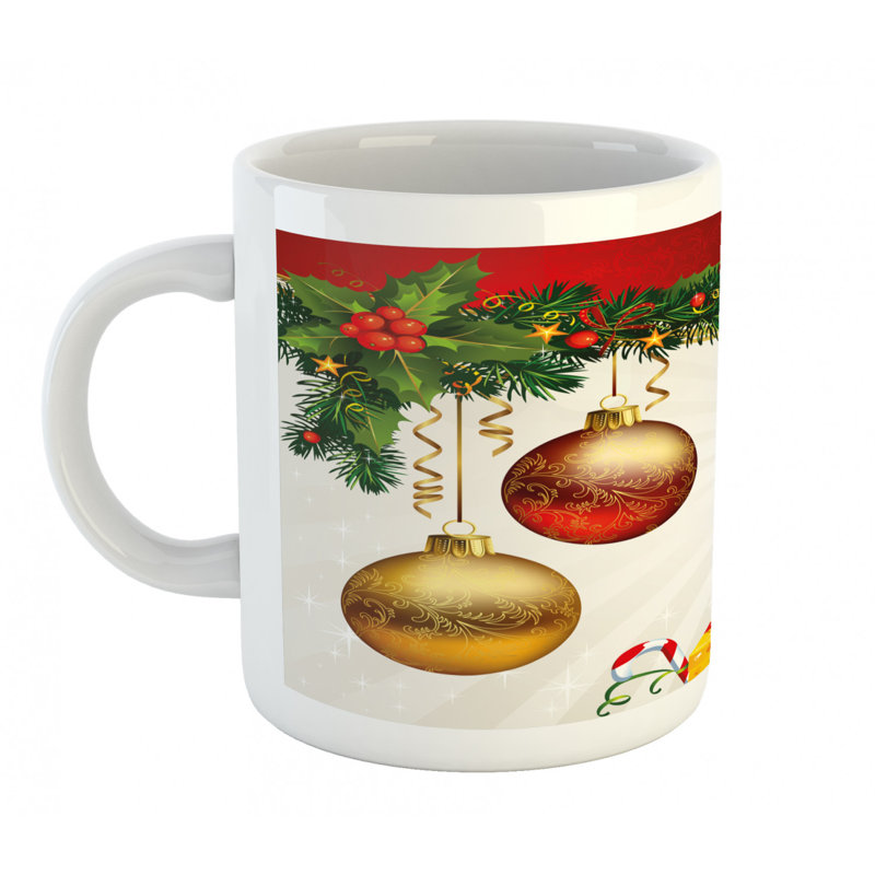 Grande tasse à café yule réveillon