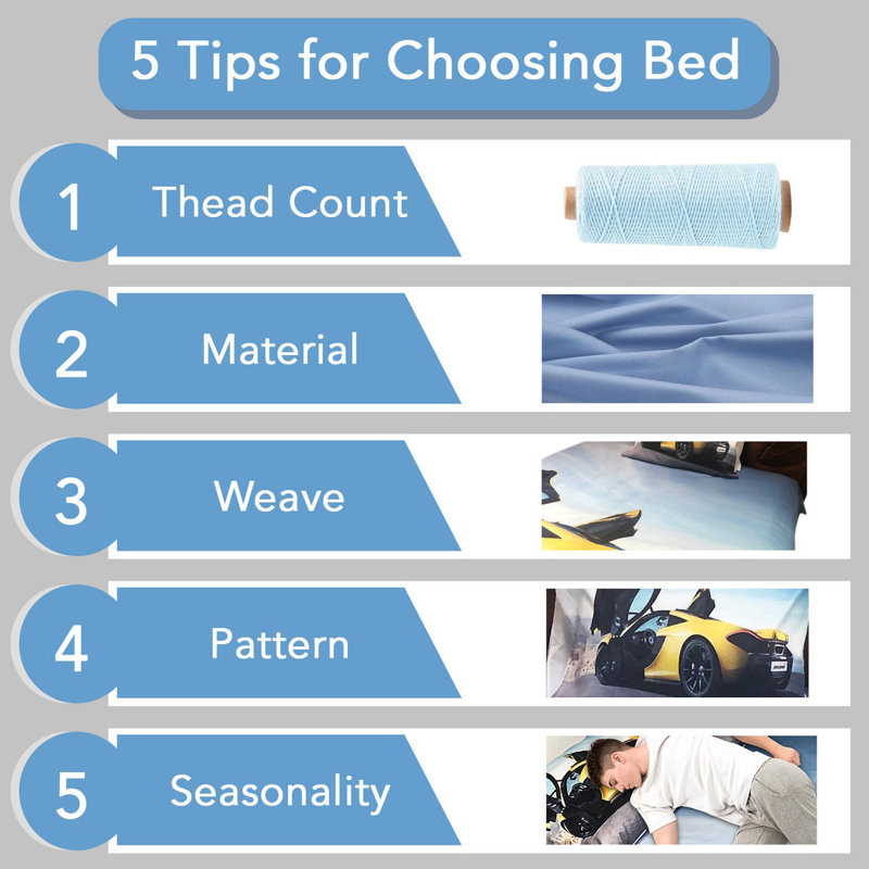 Car printed Bedsheet set 4 pc Full size