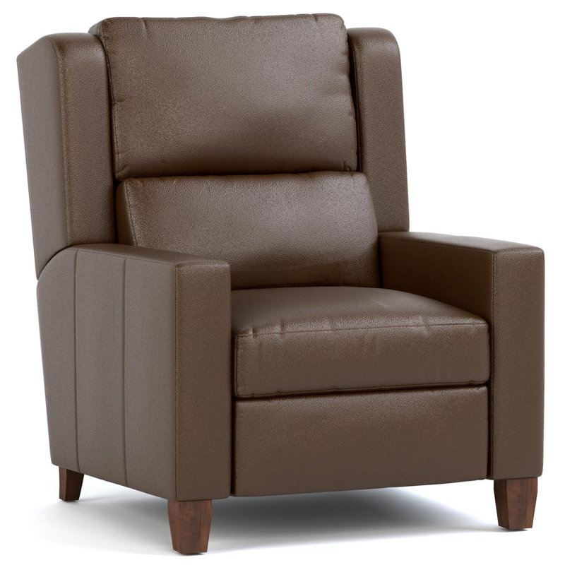 Woodlands Track Arm Manual Recliner, Power - Push Button, Selvano Chestnut