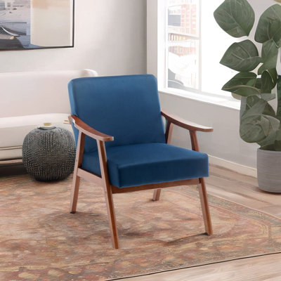 Chaise d'appoint avec structure en bois massif