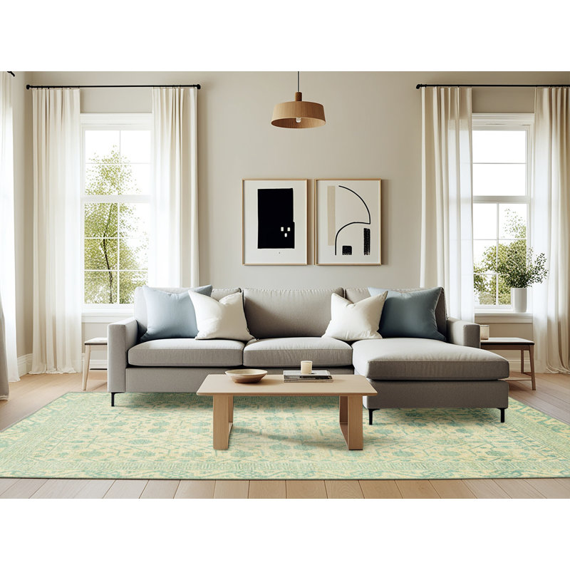 Tapis abstrait moderne 2600, Rectangle 6 pi x 9 pi
