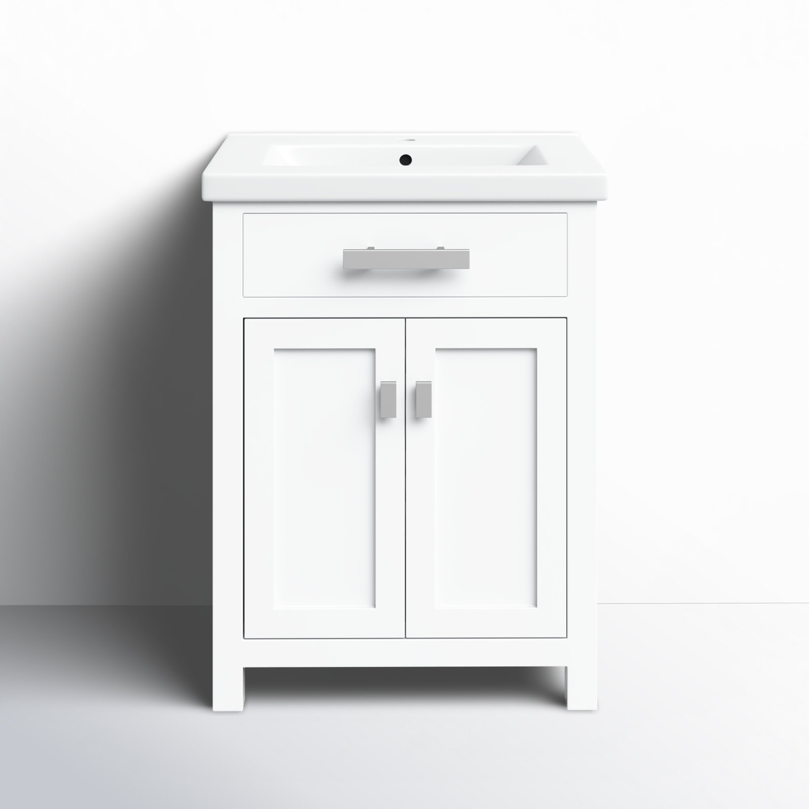 Caitlyn 24" Single Bathroom Vanity, Pure White
