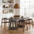 Square Wood Dining Table-319475485