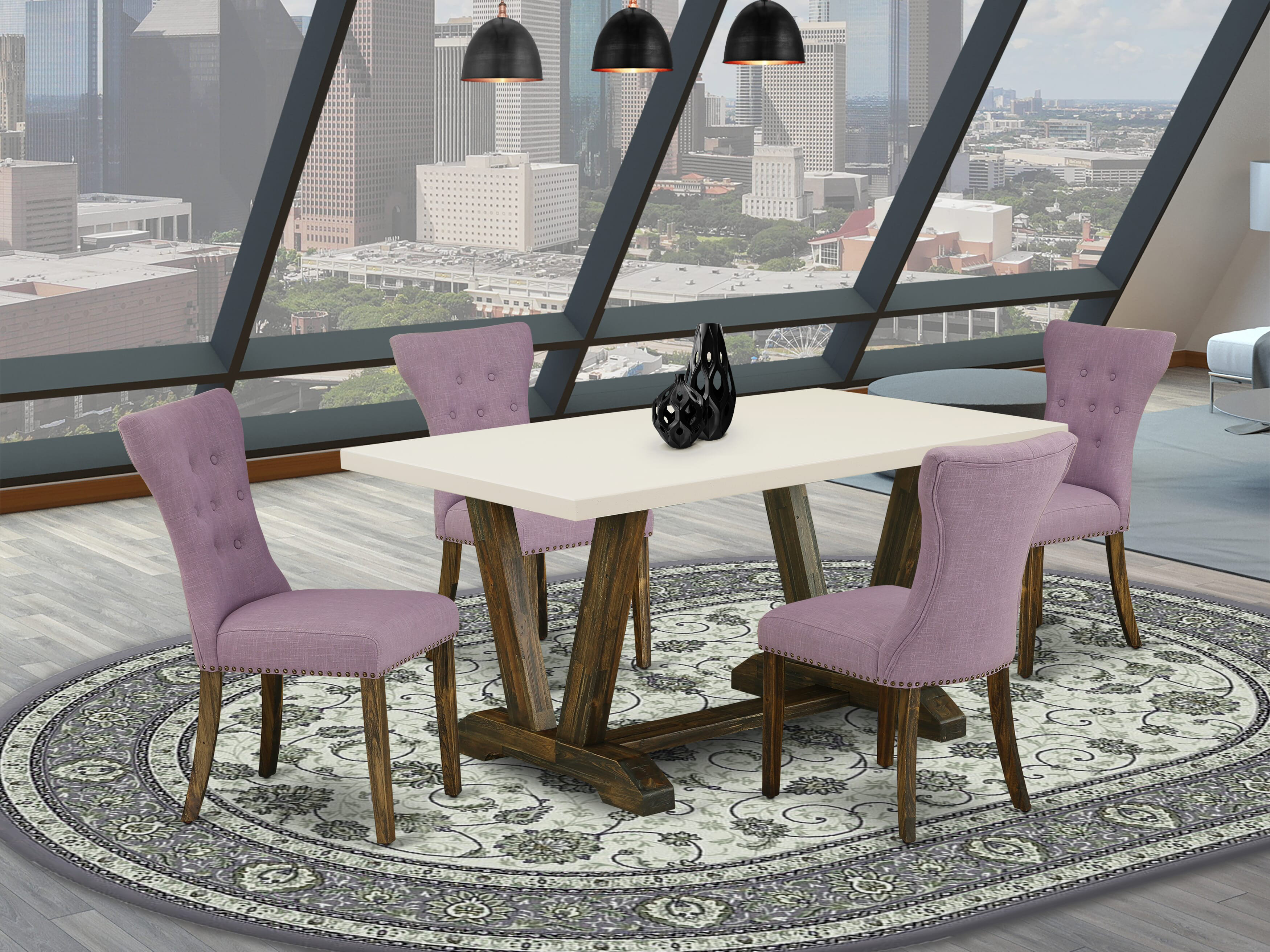 Red Barrel Studio Acacia Solid Wood Dining Set - Wayfair Canada