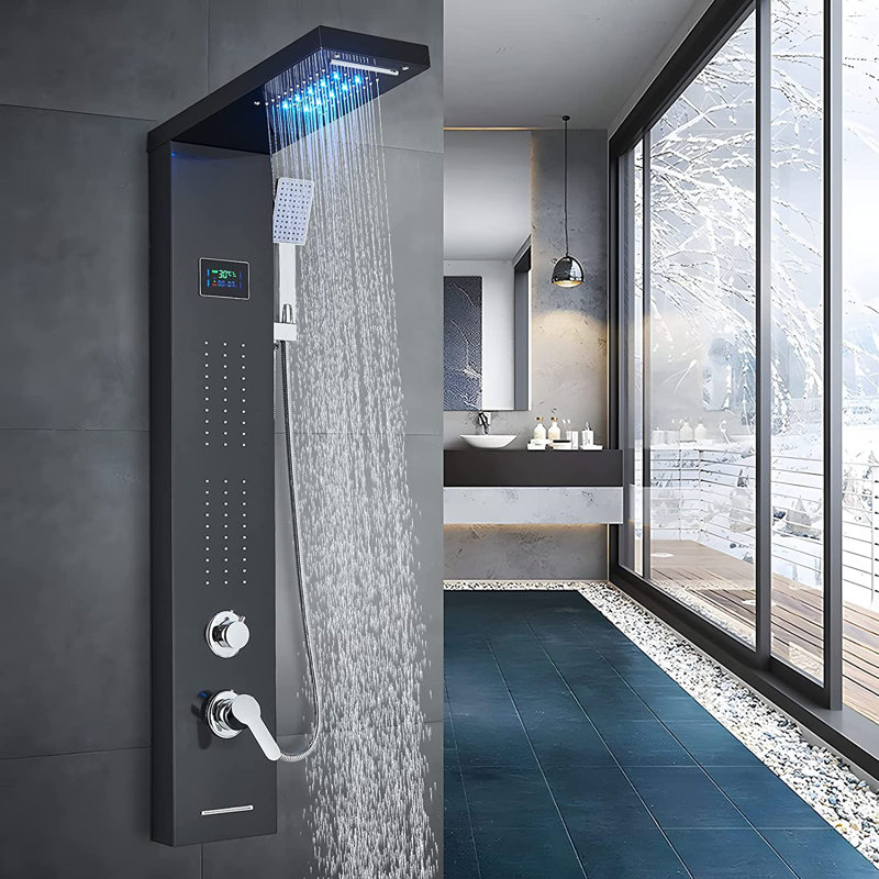 44.4'' Shower Panel with Fixed Shower Head