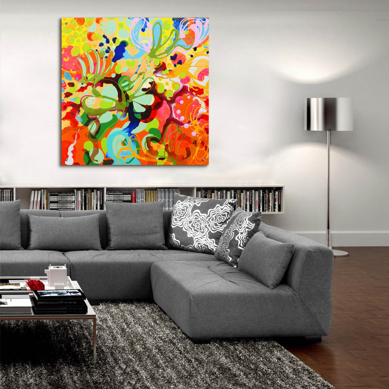 " Skylark " by Sofie Siegmann, 36" H x 36" W x 0.2" D