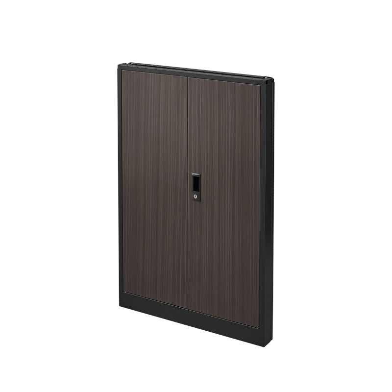 Armoire de rangement en métal avec portes verrouillables et tablette réglable, armoire de rangement pliante, armoire de rangement pliante pour bureau à domicile, école, garage, noir