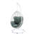 Simona Fabric & Wicker Hanging Chair-663505594-663505595