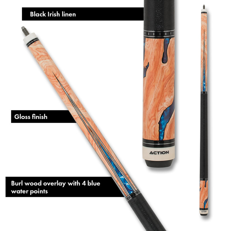 4'11" Exotic Pool Cues, 21 oz.