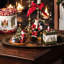 Christmas Toys Figurine Santa on Armchair