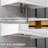 48" Wall-Mounted Double Sink Bathroom Vanity With Stone Countertop, LED Light & 6 Soft-Close Drawers, Modern Design-1593083942