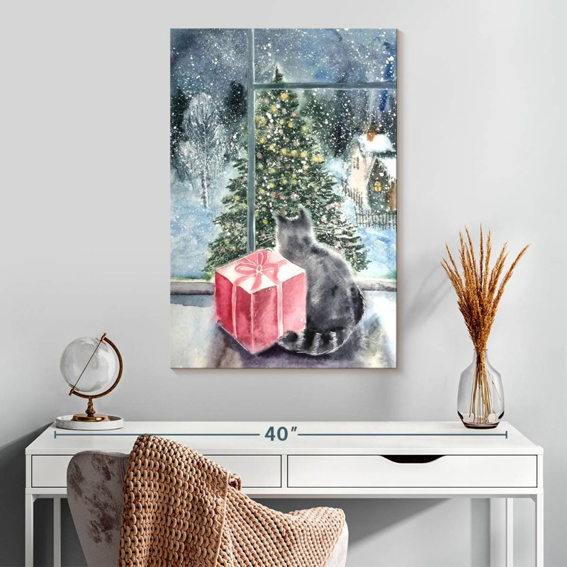 Fenêtre d'arbre de Noël Lelend, H 30 po x l 20 po