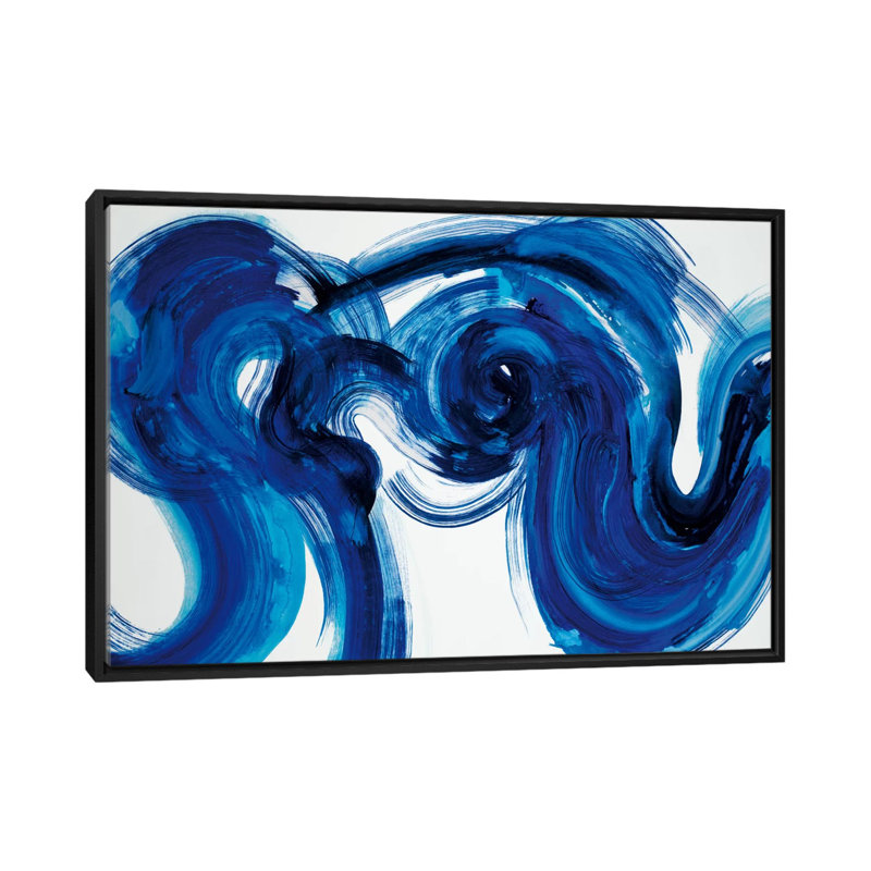 « à l’impression », reproduction sur toile, H 18 po x l 26 po x P 1,5 po, Toile avec cadre noir, Pas de tapis