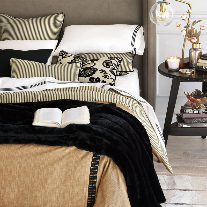 Housse de coussin rectangulaire en coton Lars par Alexa Hampton