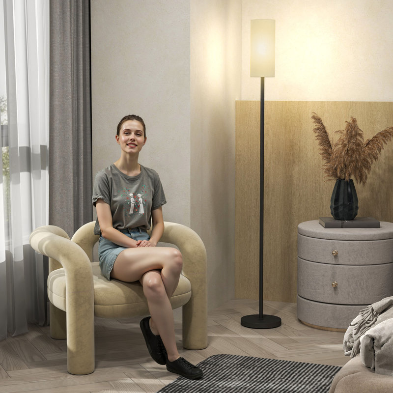 163cm Baking Varnish Traditional Floor Lamp
