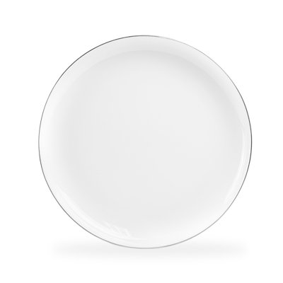 Bone China Platinum Trim Coupe 8.25-inch Salad/Dessert Plates, Set of 4