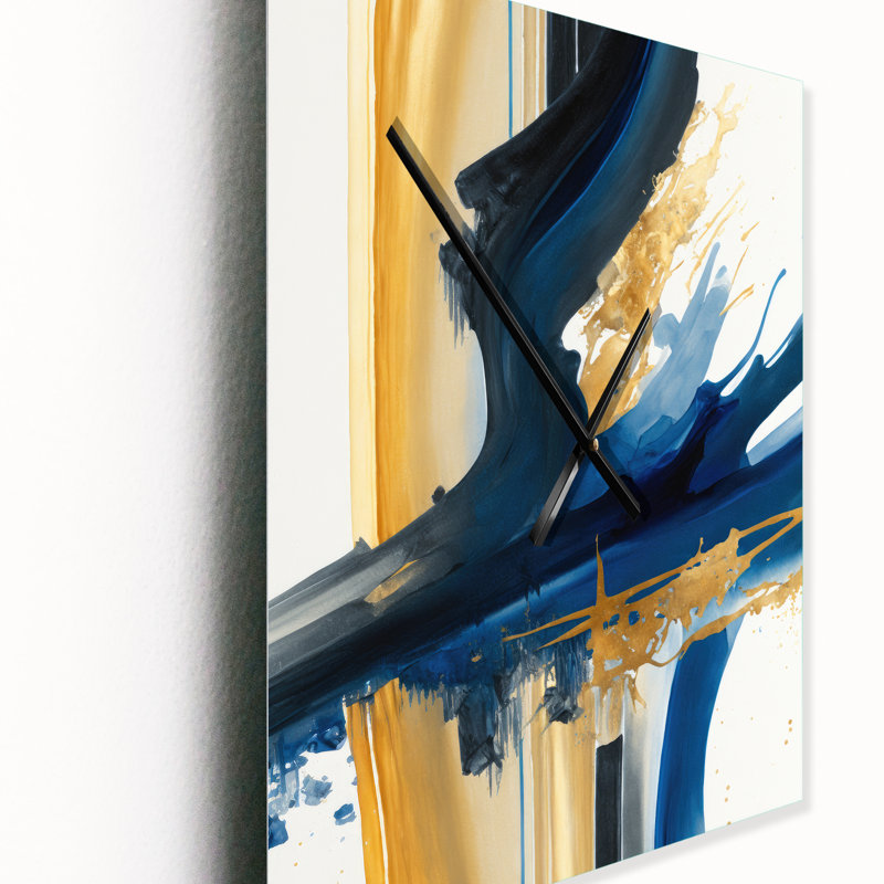 Ilyass - Abstract Modern Wall Clock, Large