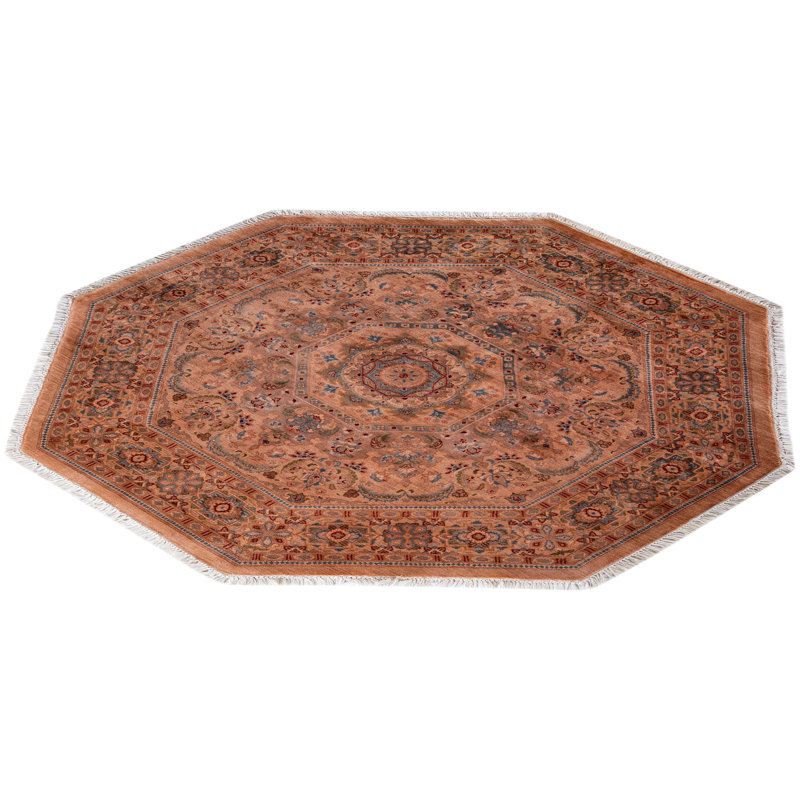 Fine Vibrance One-of-a-Kind 4' 3" X 4' 4" Hand Knotted Area Rug