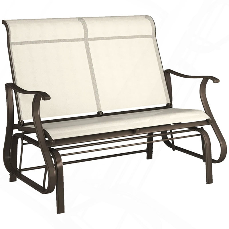 Banc oscillant d'extérieur, fauteuil pour 2 personnes