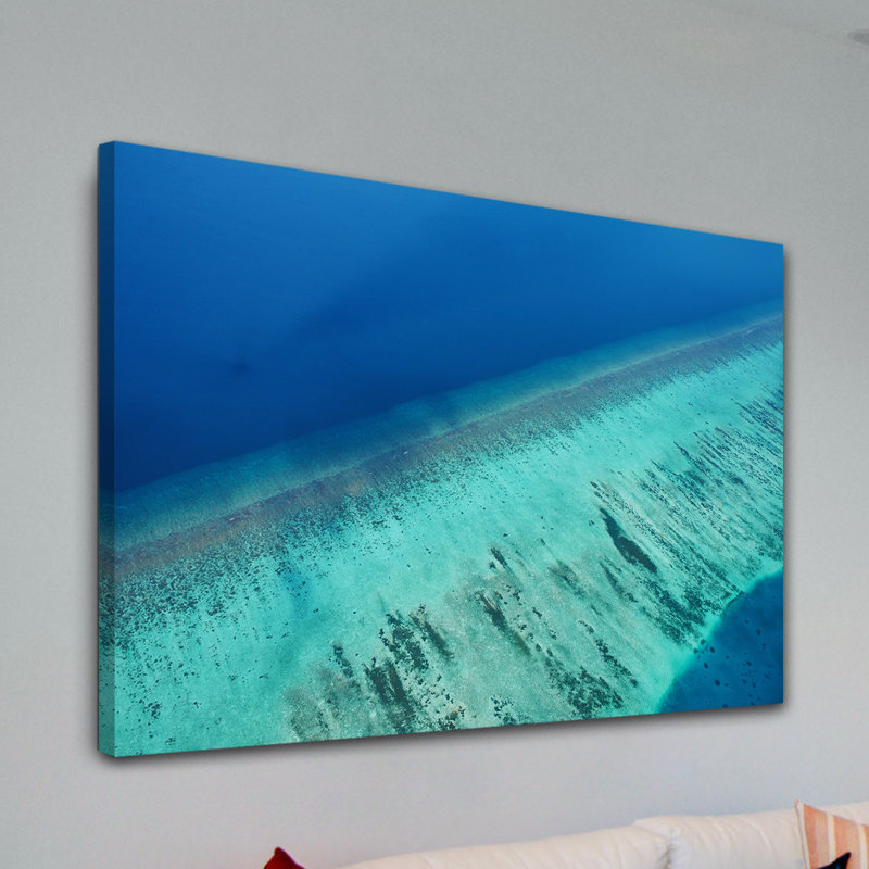 Water Layers - Wrapped Canvas Print, 76 cm H x 114 cm W x 3.81 cm D