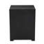 Table d'appoint multi-fonctionnelle en fer thermolaqué sans assemblage l 15,11 po x P 19,46 po Gris foncé Organisation extérieure utilisée comme structure propre et organisée