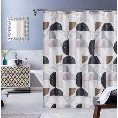 Geometric Shower Curtain