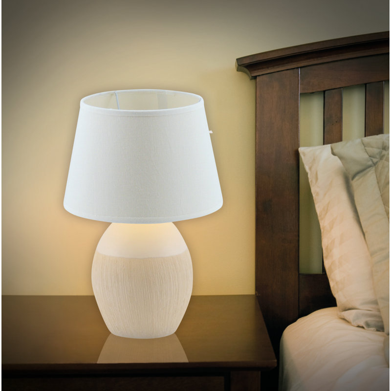 Antico Ceramic Table Lamp, White