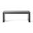 Acacia Wood Dining Bench, Black
