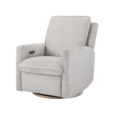 Rio Boucle Swivel Glider Power Recliner,