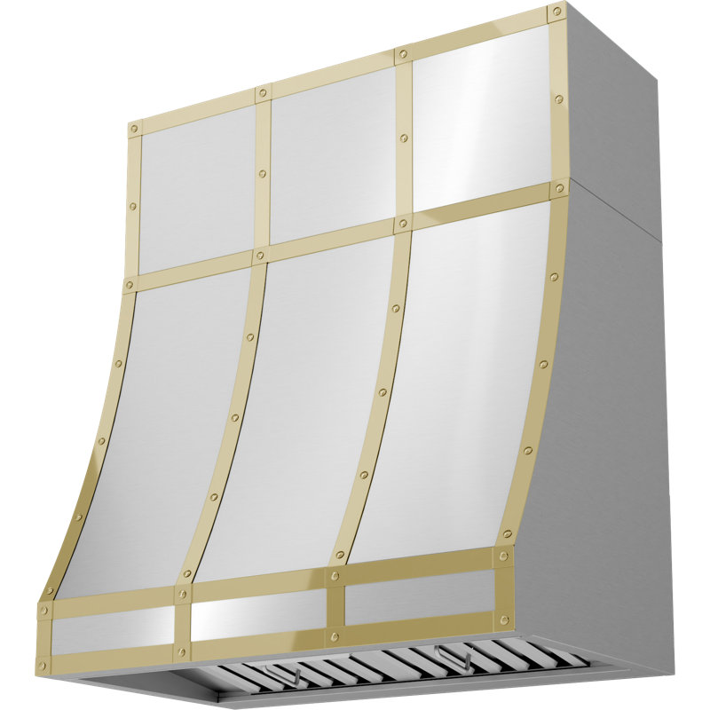 Forte Hood Banding Kit for DC13612AS In Polished Gold, Polished Gold