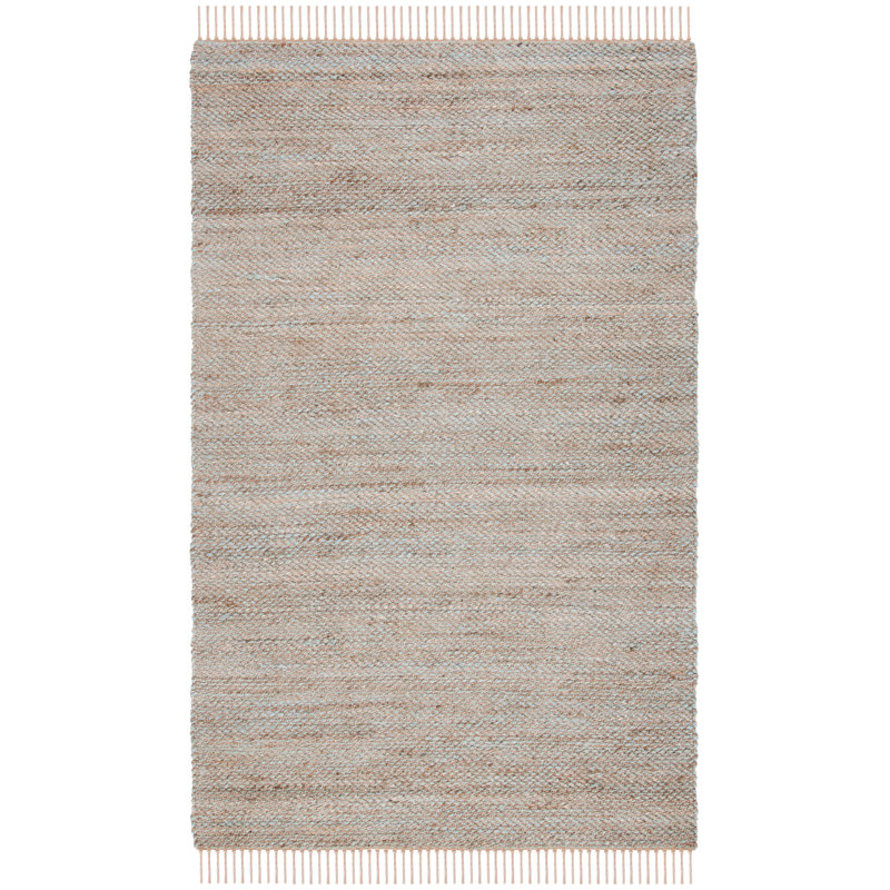 Natural Fiber Hand Woven Jute Rug, Rectangle 6' x 9'