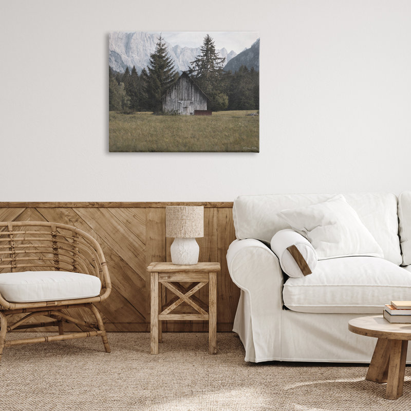«Rustic Cabin Landscape» par Susan Ball, H 30 po x l 40 po