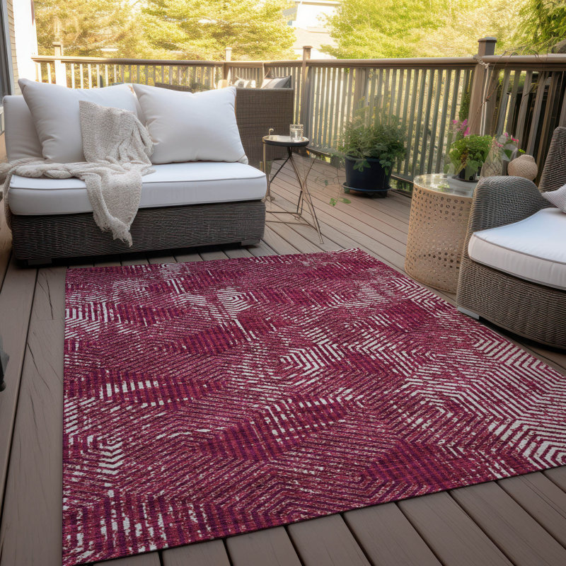 Tapis intérieur / extérieur Maliana, Rectangle 9 pi x 12 pi