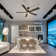 Tavery 60" Smart Ceiling Fan With Remote, Light Kit Included, Works With Google Assistant And Amazon Alexa,Siri Shortcut.