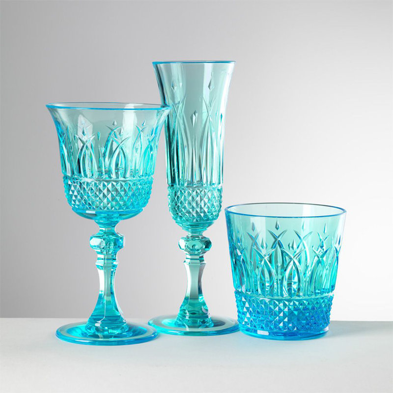 Italia Goblet, Turquoise