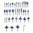 Stalwart Router Bits Set - Carbide Woodworking Tool Kit for Home Improvement