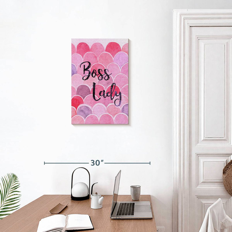 Tergel Boss Lady Typography, 24" H x 16" W