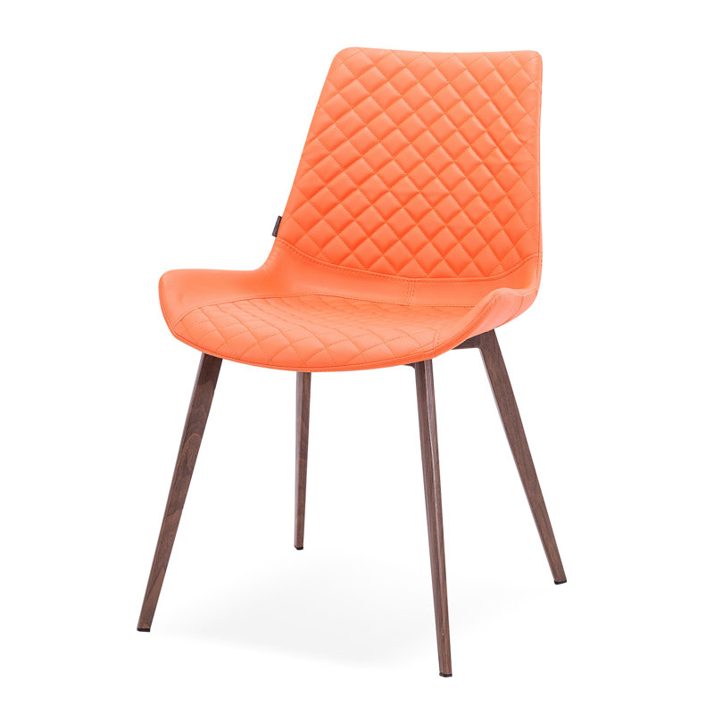 Chaise Albieri, Orange / Brun