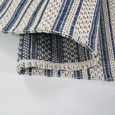 Culberson Striped Cotton Area Rug
